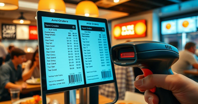 Comanda Eletr&ocirc;nica com C&oacute;digo de Barras: Vantagens e Uso