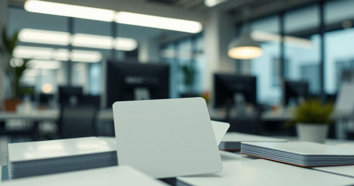 Como Escolher o Cart&atilde;o PVC Branco para Crach&aacute; Ideal para Sua Empresa